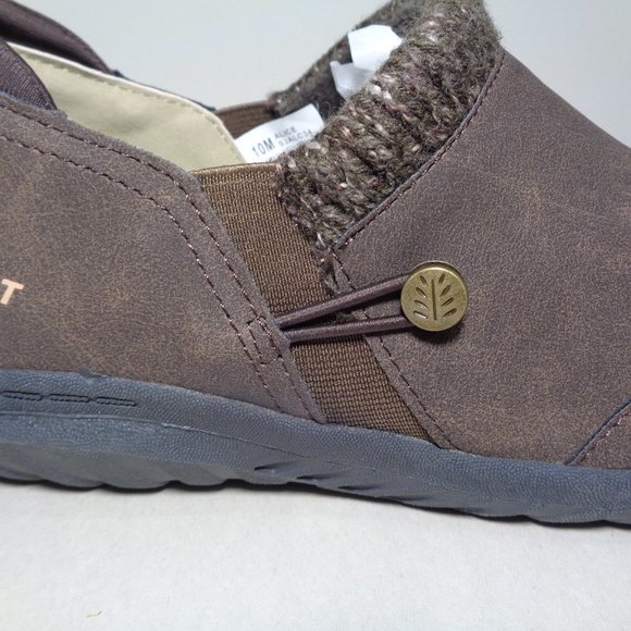 JSport by Jambu Size 11 M ALICE Dark Brown Slip On Loafers New Women's Shoes - Picture 4 of 16